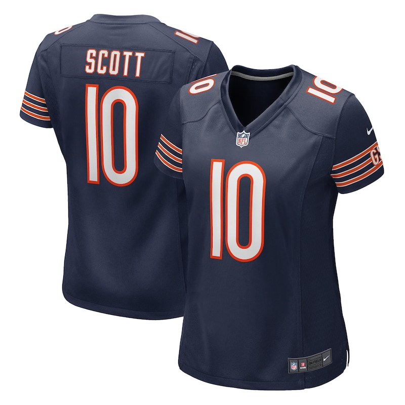 Tyler Scott Chicago Bears Women Game Jersey - Navy