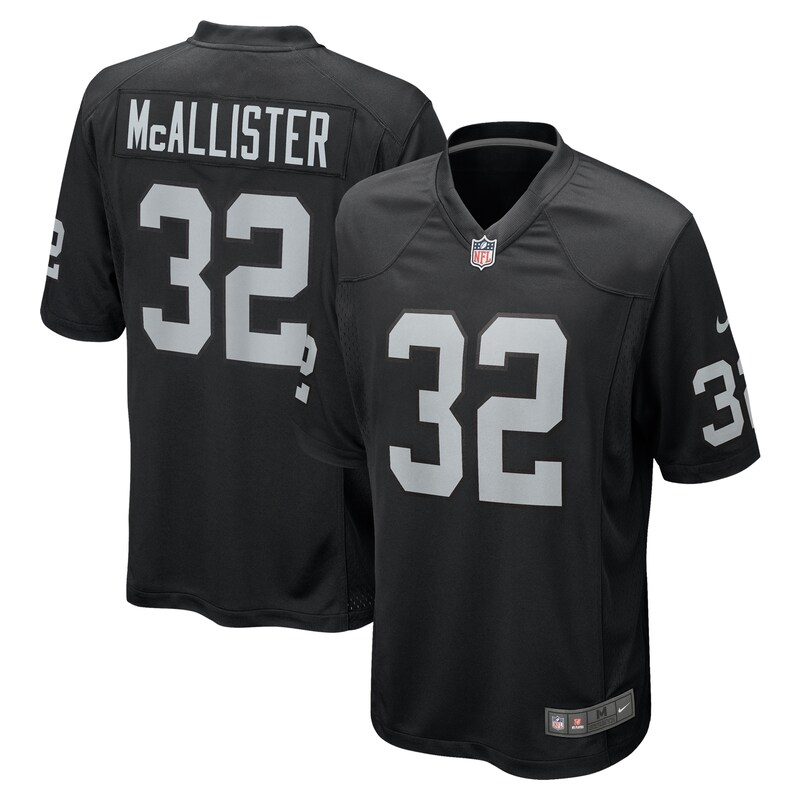 Tyreik McAllister Las Vegas Raiders Team Game Jersey - Black