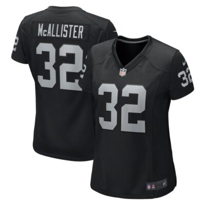 Tyreik McAllister Las Vegas Raiders Women Game Jersey - Black
