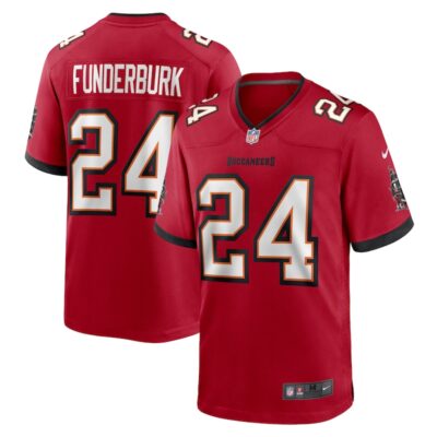 Tyrek Funderburk Tampa Bay Buccaneers Game Jersey - Red