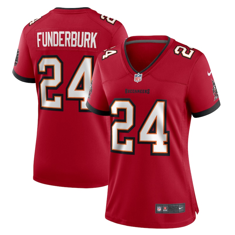 Tyrek Funderburk Tampa Bay Buccaneers Women Game Jersey - Red