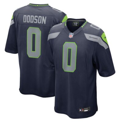 Tyrel Dodson Seattle Seahawks Game Jersey - College Navy
