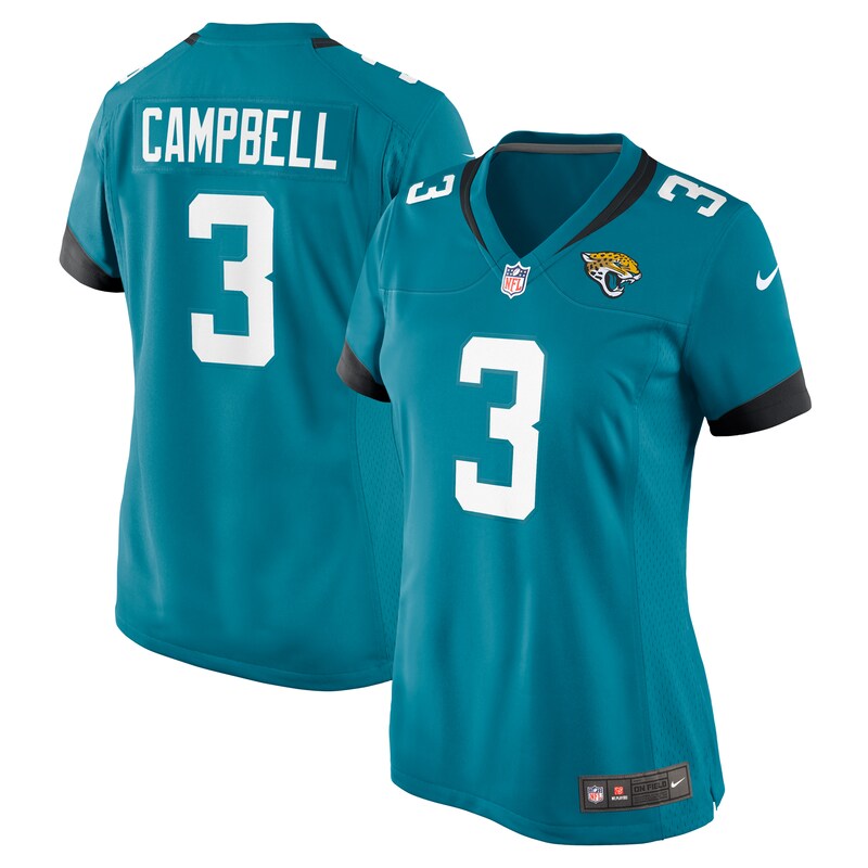 Tyson Campbell Jacksonville Jaguars Women Game Jersey - Teal