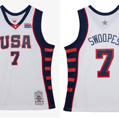 USA Basketball #7 Sheryl Swoopes White 2024 Stitched Jersey