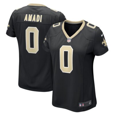 Ugo Amadi New Orleans Saints Women Team Game Jersey - Black