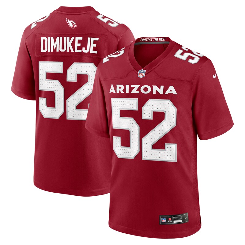 Victor Dimukeje Arizona Cardinals Team Game Jersey - Cardinal