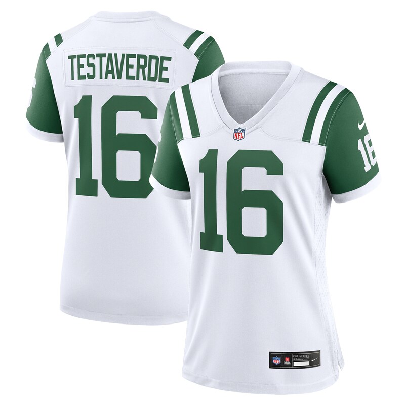 Vinny Testaverde New York Jets Women Classic Alternate Retired Player Game Jersey - White