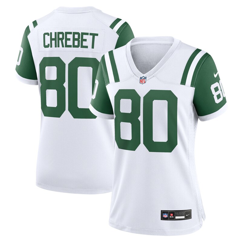 Wayne Chrebet New York Jets Women Classic Alternate Retired Player Game Jersey - White