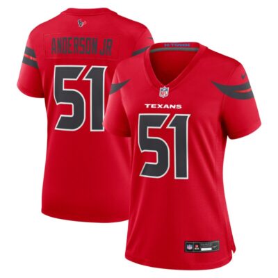 Will Anderson Jr. Houston Texans Women Alternate Game Jersey - Red