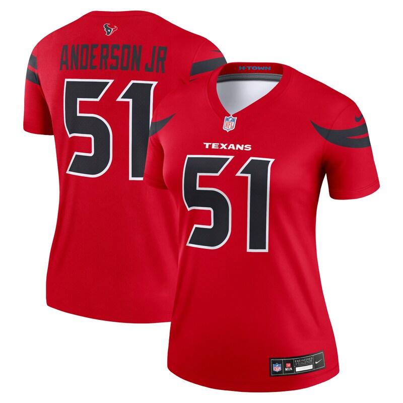 Will Anderson Jr. Houston Texans Women Alternate Legend Player Performance Top - Red