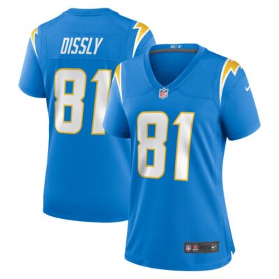 Will Dissly Los Angeles Chargers Women Game Jersey - Powder Blue