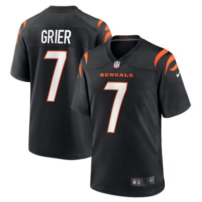 Will Grier Cincinnati Bengals Team Game Jersey - Black