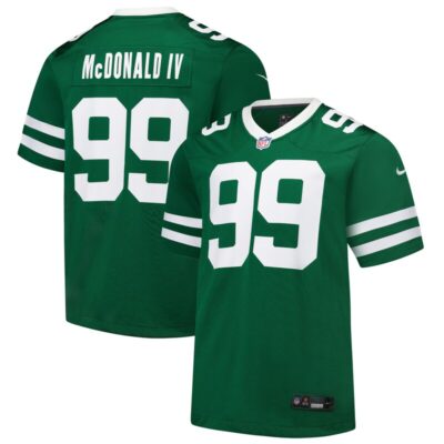 Will McDonald IV New York Jets Team Game Jersey - Legacy Green