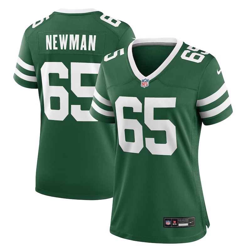 Xavier Newman New York Jets Women Team Game Jersey - Legacy Green