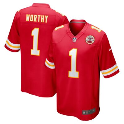 Xavier Worthy Kansas City Chiefs Player Game Jersey - Red