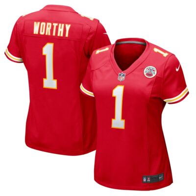 Xavier Worthy Kansas City Chiefs Women Game Jersey - Red