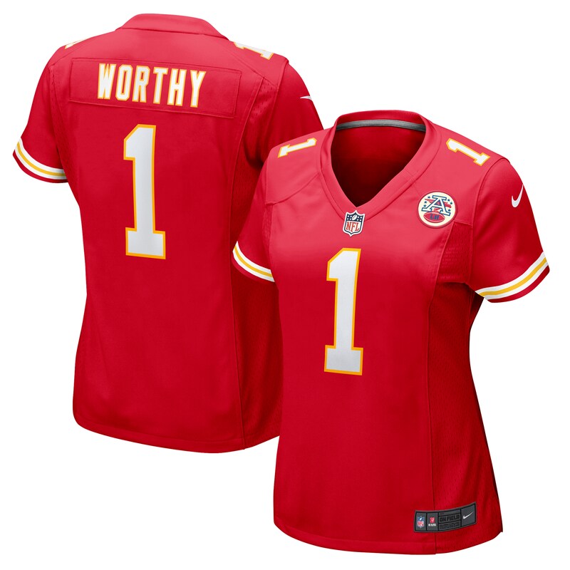 Xavier Worthy Kansas City Chiefs Women Game Jersey - Red