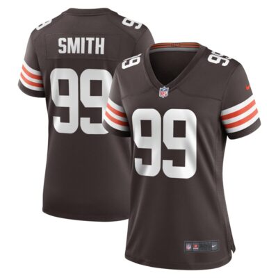 Za'Darius Smith Cleveland Browns Women Team Game Jersey - Brown