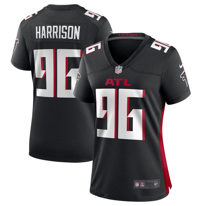 Zach Harrison Atlanta Falcons Women Team Game Jersey - Black