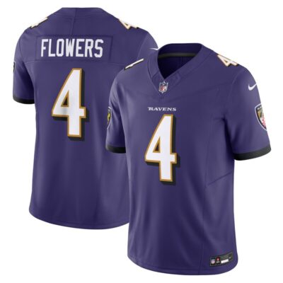 Zay Flowers Baltimore Ravens Vapor F.U.S.E. Limited Jersey - Purple