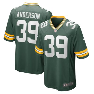 Zayne Anderson Green Bay Packers Team Game Jersey - Green
