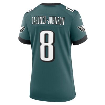 C.J. Gardner-Johnson #8 Philadelphia Eagles Super Bowl LIX Women's Jersey - Midnight Green - Image 3