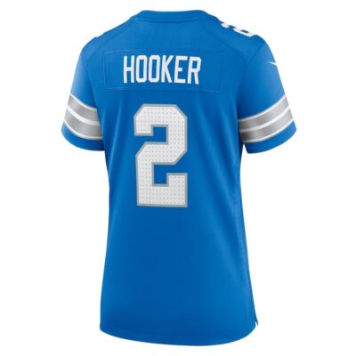 Hendon Hooker #2 Detroit Lions Super Bowl LIX Women's Jersey - Blue - Image 3