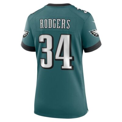 Isaiah Rodgers #34 Philadelphia Eagles Super Bowl LIX Women's Jersey - Midnight Green - Image 3