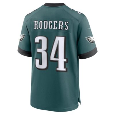 Isaiah Rodgers #34 Philadelphia Eagles Super Bowl LIX Youth Jersey - Midnight Green - Image 3