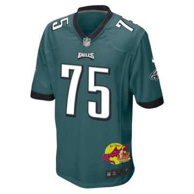 Jack Driscoll 75 Philadelphia Eagles Super Bowl LIX New Orleans Patch Game Men Jersey - Midnight Green - Image 3