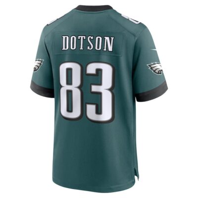 Jahan Dotson #83 Philadelphia Eagles Super Bowl LIX Jersey - Men's - Midnight Green - Image 3
