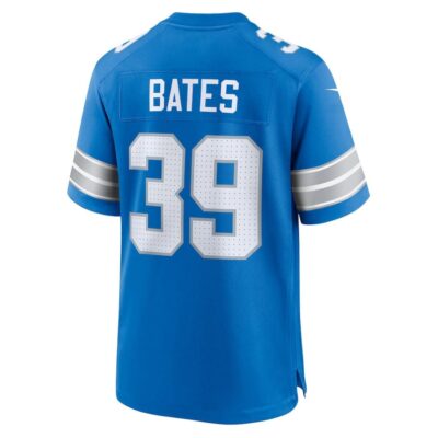 Jake Bates #39 Detroit Lions Super Bowl LIX Youth Jersey - Blue - Image 3