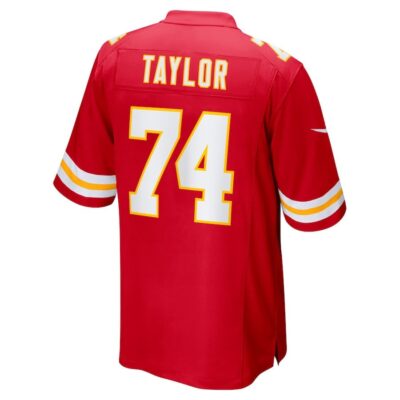 Jawaan Taylor #74 Kansas City Chiefs Super Bowl LIX Youth Jersey - Red - Image 3