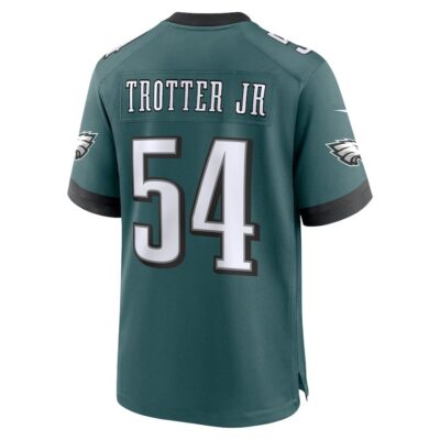 Jeremiah Trotter Jr. #54 Philadelphia Eagles Super Bowl LIX Jersey - Men's - Midnight Green - Image 3