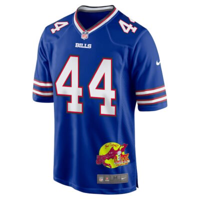 Joe Andreessen 44 Buffalo Bills Super Bowl LIX New Orleans Patch Game Men Jersey - Royal - Image 3
