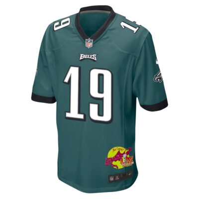 Josh Sweat 19 Philadelphia Eagles Super Bowl LIX New Orleans Patch Game Men Jersey - Midnight Green - Image 3