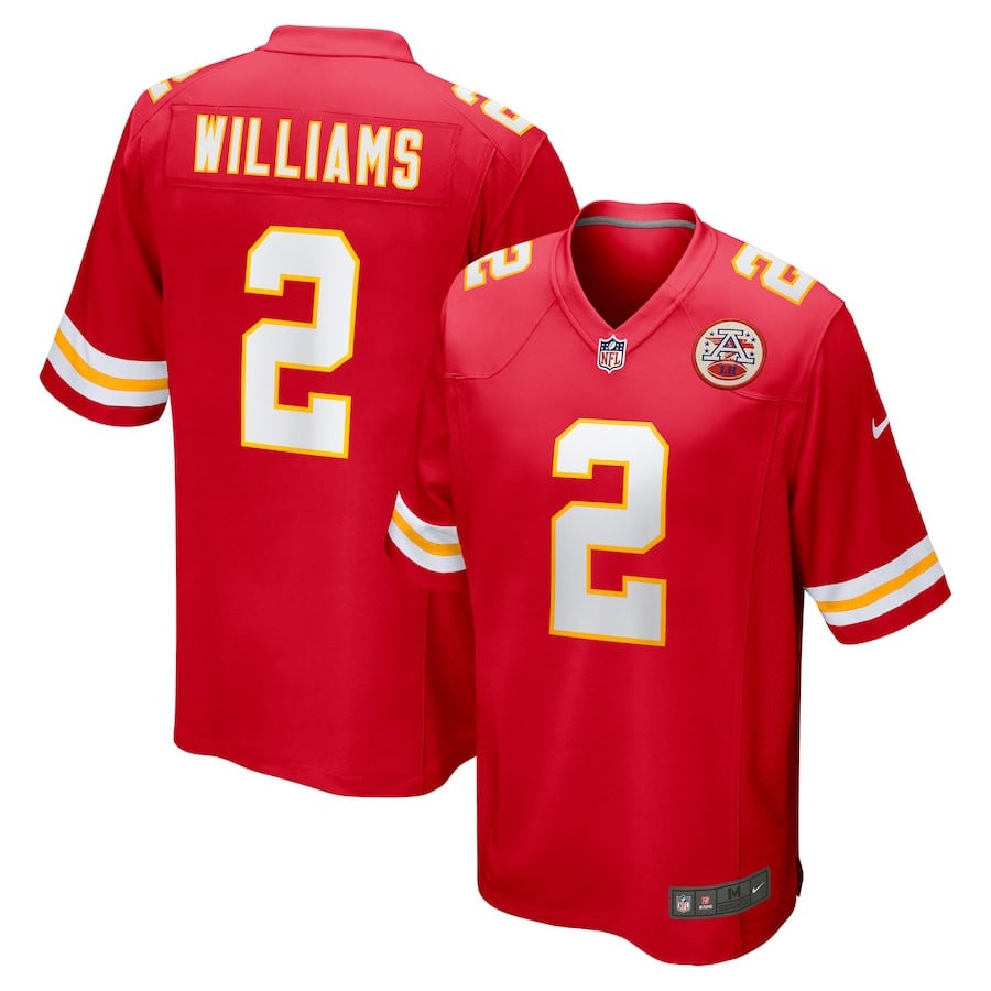 Joshua Williams 2 Kansas City Chiefs Game Men Jersey - Red