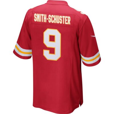 Alternative view of JuJu Smith-Schuster 9 Kansas City Chiefs Super Bowl LIX New Orleans Patch Game Men Jersey - Red