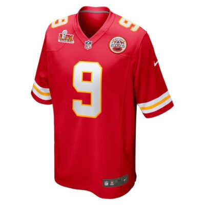 Alternative view of JuJu Smith-Schuster #9 Kansas City Chiefs Super Bowl LIX Youth Jersey - Red