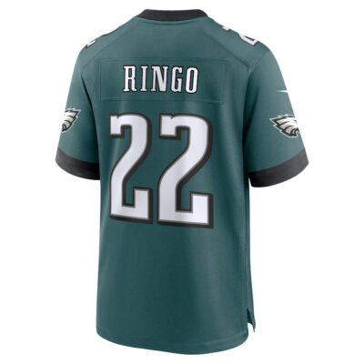 Kelee Ringo #22 Philadelphia Eagles Super Bowl LIX Jersey - Men's - Midnight Green - Image 3