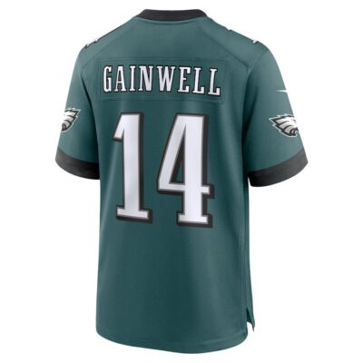 Kenneth Gainwell #14 Philadelphia Eagles Super Bowl LIX Jersey - Men's - Midnight Green - Image 3