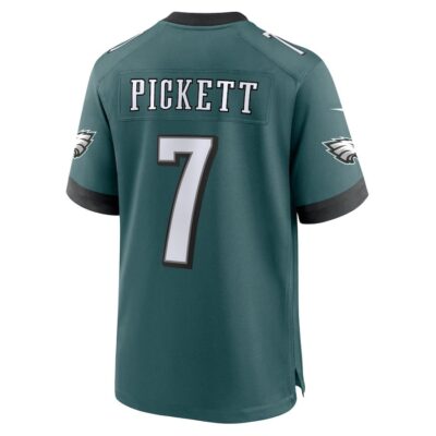 Kenny Pickett #7 Philadelphia Eagles Super Bowl LIX Jersey - Men's - Midnight Green - Image 3