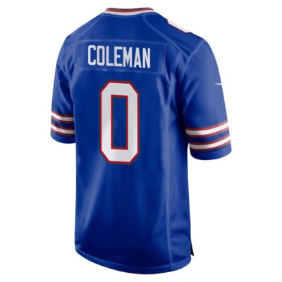 Alternative view of Keon Coleman 0 Buffalo Bills Super Bowl LIX New Orleans Patch Game Men Jersey - Royal