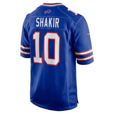 Khalil Shakir #10 Buffalo Bills Super Bowl LIX Jersey - Men's - Royal - Image 3