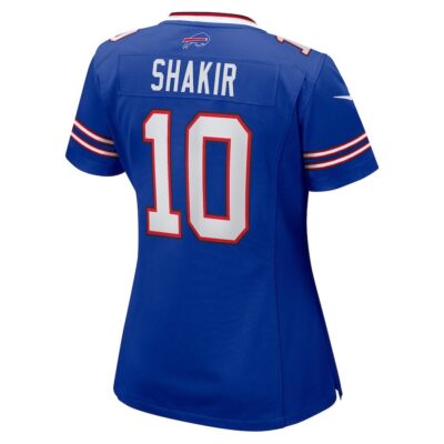 Khalil Shakir #10 Buffalo Bills Super Bowl LIX Women's Jersey - Royal - Image 3
