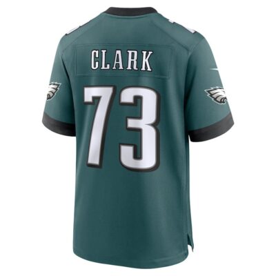 Le'Raven Clark #73 Philadelphia Eagles Super Bowl LIX Youth Jersey - Midnight Green - Image 3
