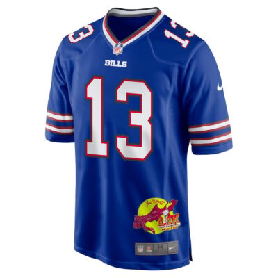 Mack Hollins 13 Buffalo Bills Super Bowl LIX New Orleans Patch Game Men Jersey - Royal - Image 3