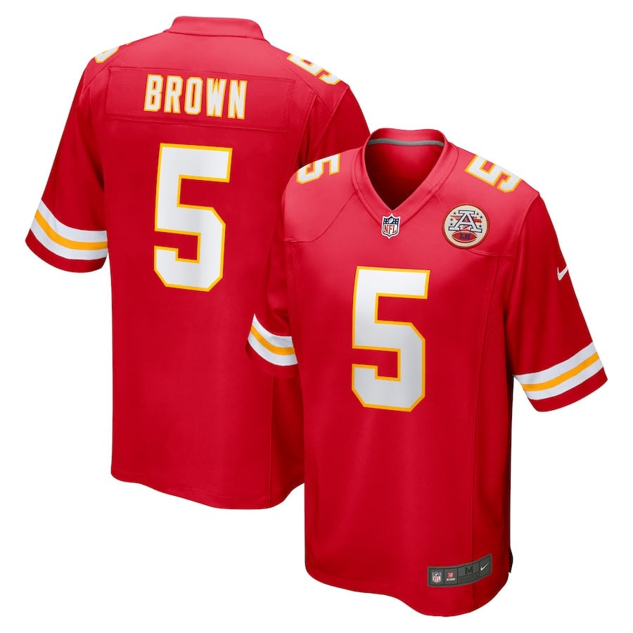 Marquise Brown 5 Kansas City Chiefs Game Men Jersey - Red