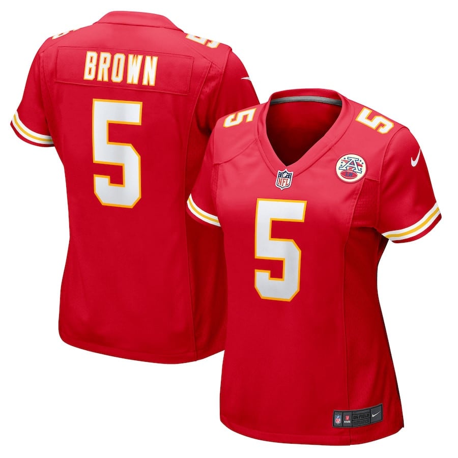 Marquise Brown 5 Kansas City Chiefs Women's Game Jersey - Red