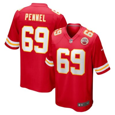 Mike Pennel 69 Kansas City Chiefs Game Men Jersey - Red